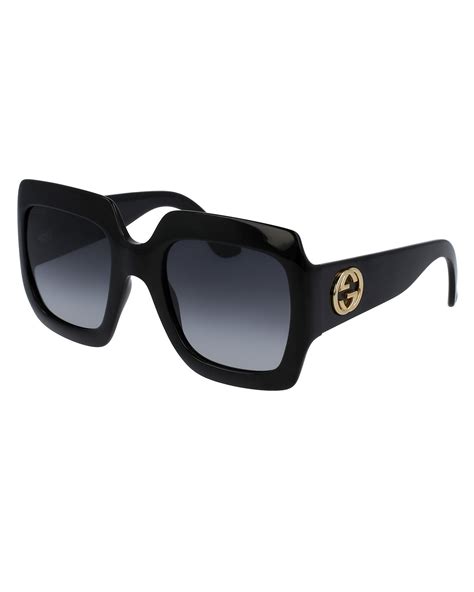 gucci 1000 s 0vdi nr sunglasses|Gucci women's oversized square sunglasses.